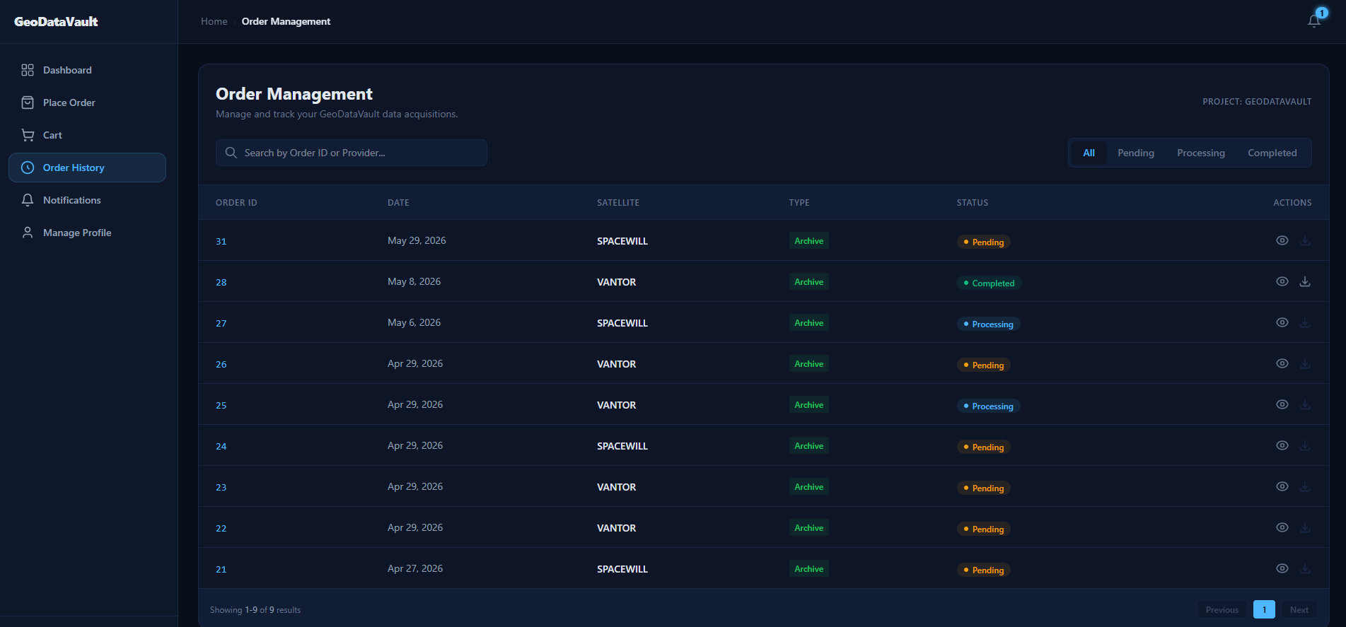 Step 06: Track & Download Data